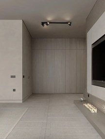 Minimalistické bodové svietidlo Oso 3 Čierna