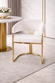 JEDÁLENSKÁ STOLIČKA ALAIN KRÉMOVÁ + ZLATÁ