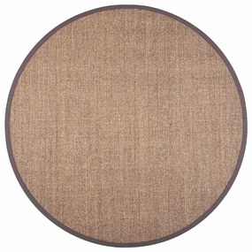 VM-Carpet | Koberec Sisal - Sivá / Ø 133 cm