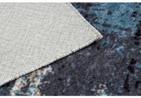 MIRO 51454.802 umývací koberec Abstracțiune protišmykový - modrá / béžový Veľkosť: 80x150 cm