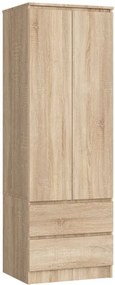 Skriňa STAR S 60 cm 2D 2SZ sonoma