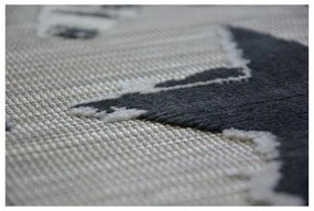 Kusový koberec PP Hviezdy sivý 200x290cm