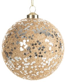 VIANOČNÁ BANKA NA STROMČEK SADA 6 KS (FI) 8 CM VZOROVANÁ