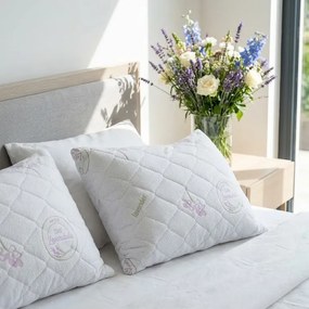 Vankúš 70x90 prešívaný antialergický Lavender EMI 1+1 ZADARMO