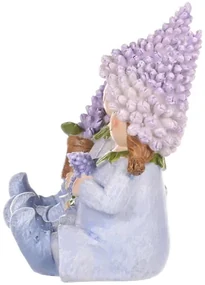 Figúrka s motívom levandule, výška 12cm