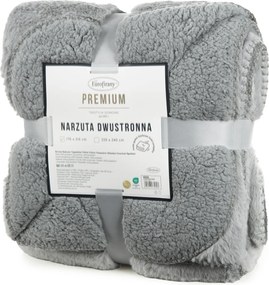 PREHOZ NA POSTEĽ NINA 220X240 CM STRIEBORNÝ