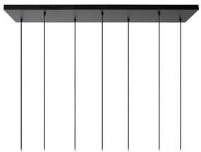 Lucide 45402/07/30 - Luster na lanku MARIUS 7xE27/40W/230V čierna