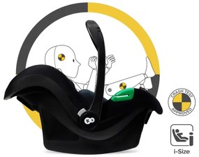 KINDERKRAFT-Kombinovaný kočík 3v1 MOOV 2 Moonlight grey + autosedačka MINK PRO