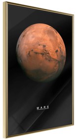 Artgeist Plagát - Mars [Poster] Veľkosť: 40x60, Verzia: Čierny rám