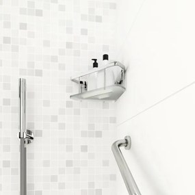 NIMCO Ki 14008-B-26 - Nástenná polica do sprchy KIBO lesklý chróm