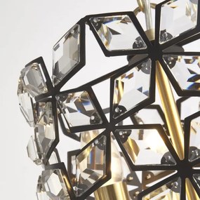 Searchlight 59811-2BSB - Luster na reťazi IRIS 2xE14/60W/230V mosadz