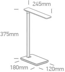 Moderné svietidlo do spálne ONE LIGHT stolová lampa čierna DIMM 61130/W