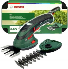 Silné akumulátorové elektrické nožnice na živý plot a trávu Bosch