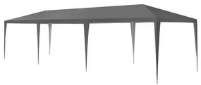 MultiGarden Komerčný záhradný altánok 3x9 m, 8 stien - šedý MultiGarden