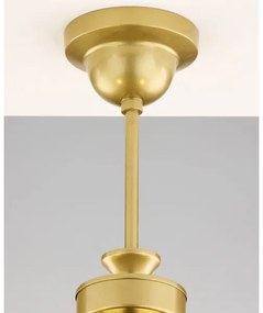 Jupiter 2110 - Luster na tyči KASZMIR 5xE27/15W/230V biela/zlatá/mramorový dekor