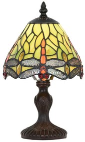 Vážka Green Tiffany lampa Ø18*30