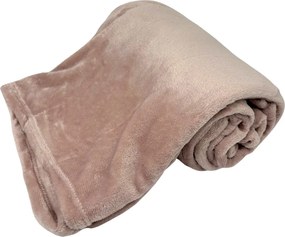 Home Elements Mikroflanelová deka, svetlá ružová