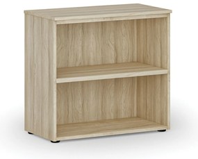 Kancelársky regál PRIMO WOOD, 800 x 420 x 740 mm, dub prírodný