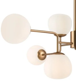 Maytoni MOD221-PL-08-G - Luster na tyči ERICH 8xE14/40W/230V medená