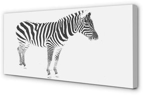 Obraz na plátne maľované zebra 120x60 cm