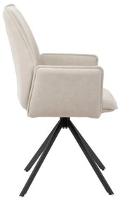 Otočná stolička LUGRO béžová 871714