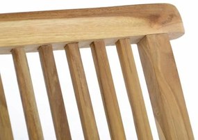 Divero 35877 Skladacia detská stolička z teakového dreva Divero