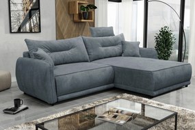XXXLutz ROHOVÁ SEDAČKA, textil, modrá MID.YOU - Sedačky - 001574006812