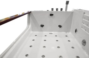 M-SPA - Kúpeľňová vaňa s hydromasážou 180 x 120 x 61 cm