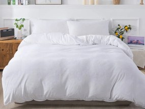 XPOSE® Predĺžené mikroplyšové obliečky JORGA Exclusive - biele