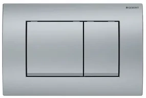 Geberit Delta30, ovládanie splachovania, chróm matný, 115.137.46.1