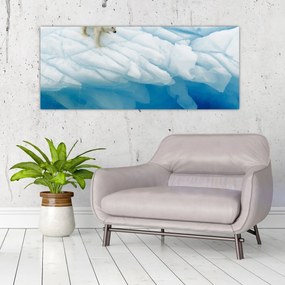 Obraz - Polárny medveď (120x50 cm)
