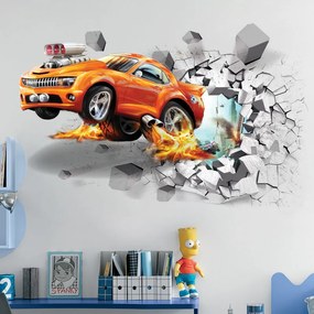 Veselá Stena Samolepka na stenu na stenu Auto tuning