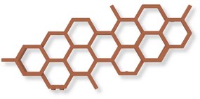 Terma24 Hex 502x1126 vodný radiátor Bright Copper YL