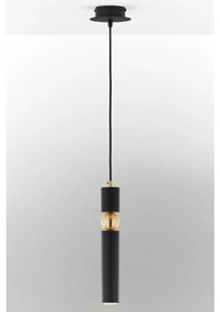 Jupiter 2003 - Luster na lanku ALAS 1xGU10/10W/230V čierna/zlatá