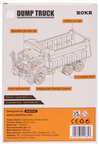 Robotime Rokr 3D dřevěné puzzle Nákladní auto - sklápěč 225 ks