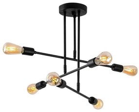 Luster na tyči FLOWER 6xE27/40W/230V