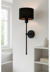 Nástenné svietidlo MADELA 1xE14/40W/230V čierne