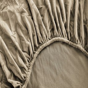 Plachta mikroplyš SOFT 90x200 cm hnedé