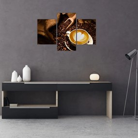 Obraz - Šálka kávy (90x60 cm)