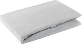 JERSEY PRESTIERADLO 220X240 CM, VÝŠKA 30 CM STRIEBORNÉ