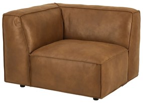 Koňakovohnedý modul pohovky (ľavý roh) Fairfield Kentucky – Bonami Selection