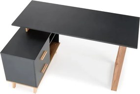 Pc stolík Syra XL (antracit + dub wotan). Vlastná spoľahlivá doprava až k Vám domov. 1039583