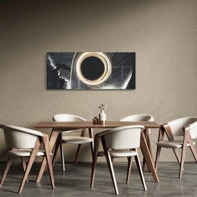 Obraz - Svetelná šou v daždi (120x50 cm)