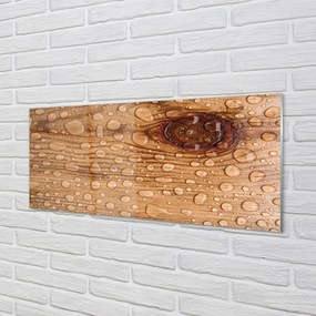 Obraz plexi Kvapky vody dreva 120x60 cm