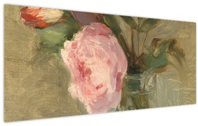 Obraz - Berthe Morisot, Peonies, reprodukcia (120x50 cm)