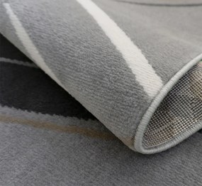 BE Koberec Lotus 9304 GREY – sivý obdĺžnikový Rozmer: 200x290 cm