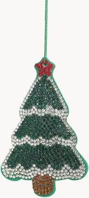 Sklenené vianočné ozdoby Jewel, 2 ks