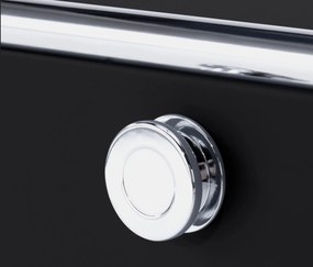 Vysoká komoda »CN3« s 8 výklopnými dvierkami, čierna