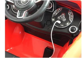 LEAN CARS Elektrické autíčko HL1538, červené