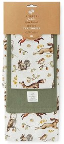 Bavlnené utierky v súprave 3 ks 45x65 cm Forest Fable – Cooksmart ®